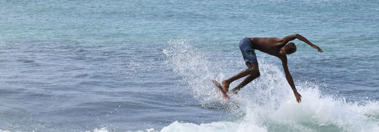 Skimboarder